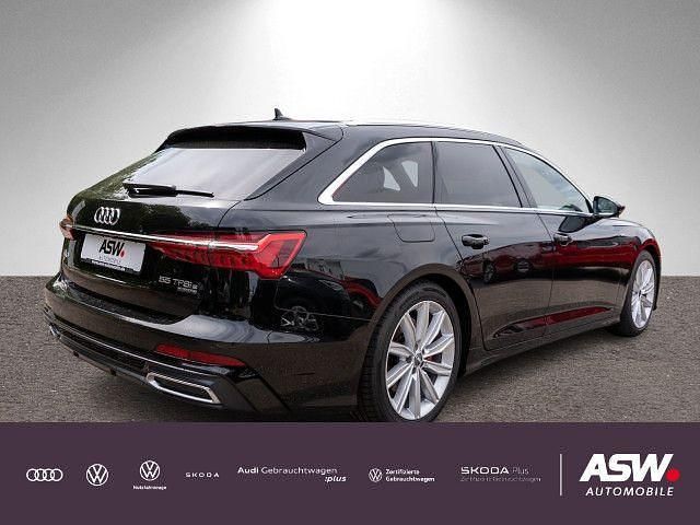 Mythosschwarz metallic Gebraucht 2021 Audi A6 S-Line Kombi | 34.860 € (Superpreis) - Bild 1/4