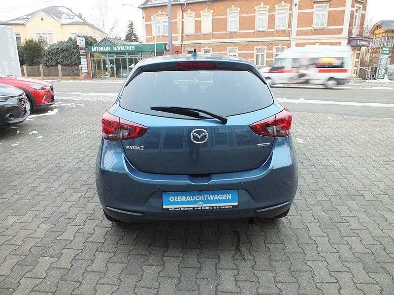 Gebraucht Mazda 2 Kizoku 90 PS (66 kW) 2021 Turmalinblau metallic (metallic) Kleinwagen