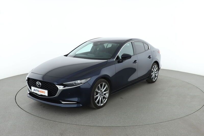 Blau Gebraucht 2020 Mazda 3 Selection Limousine | 21.870 € (Etwas zu teuer) - Bild 1/4