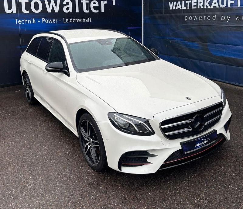 Gebraucht Mercedes E220 AMG line 194 PS (142 kW) 2018 Weiß Kombi