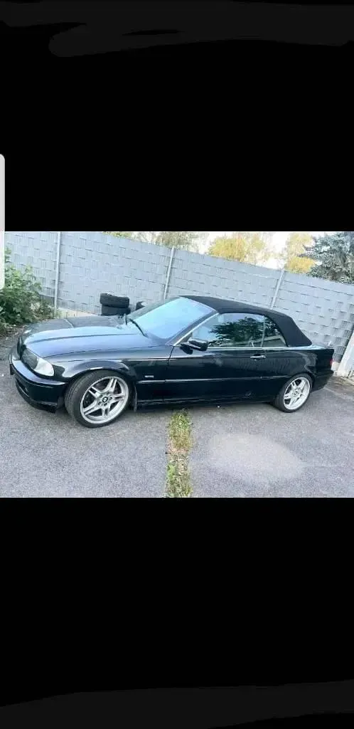 Gebraucht BMW 323 Cabriolet 170 PS (125 kW) 2000 Schwarz Cabrio