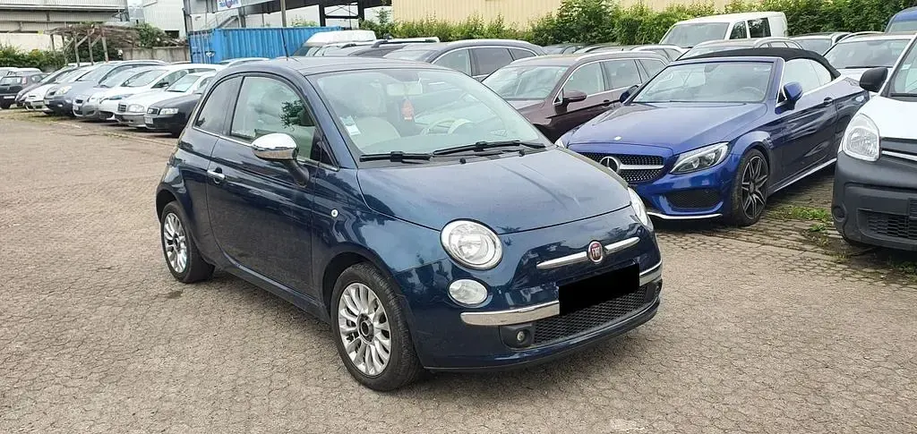 Gebraucht Fiat 500 Lounge 69 PS (50 kW) 2014 Blau