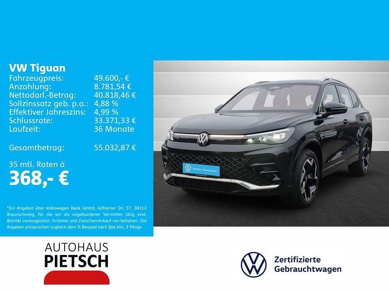 Schwarz Gebraucht 2024 VW Tiguan R-line SUV | 49.600 € (Teuer) - Bild 1/4