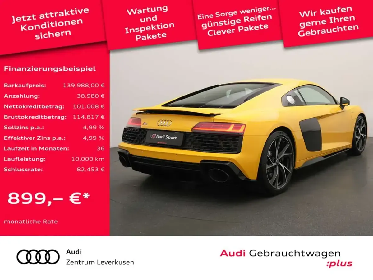 Gebraucht Audi R8 Coupé Performance 570 PS (419 kW) 2024 Vegasgelb Coupé