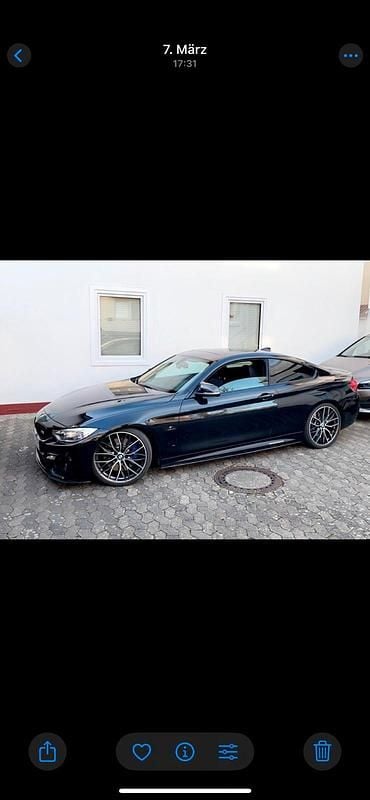 Schwarz Gebraucht 2015 BMW 435 Sport Line Coupé | 29.999 € - Bild 1/4