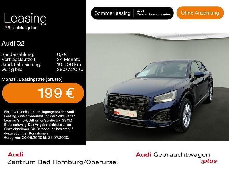 Navarrablau metallic Gebraucht 2024 Audi Q2 Advanced Plus SUV | 28.530 € (Guter Preis) - Bild 1/4