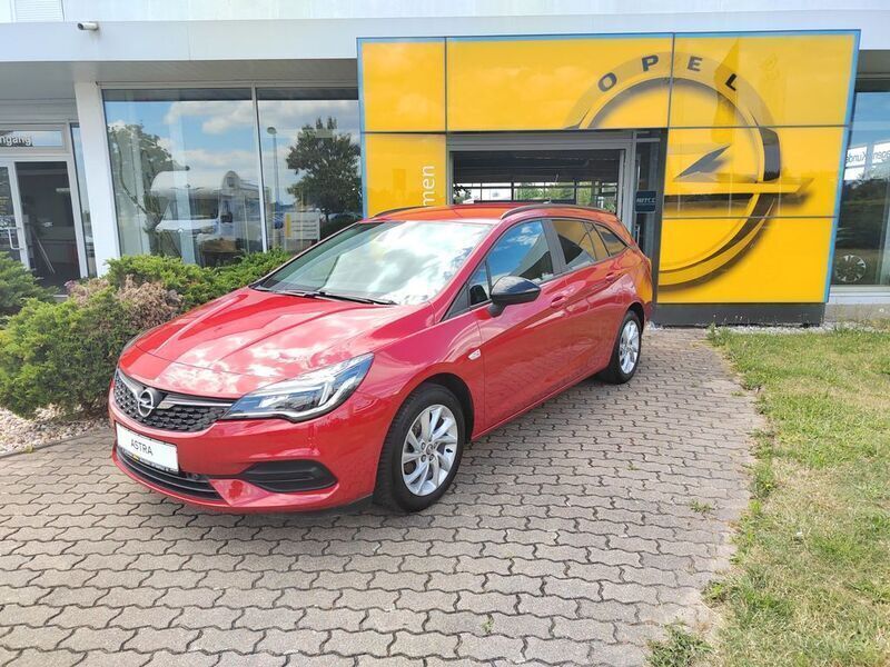 Rot Gebraucht 2021 Opel Astra Edition Kombi | 16.400 € (Fairer Preis) - Bild 1/4