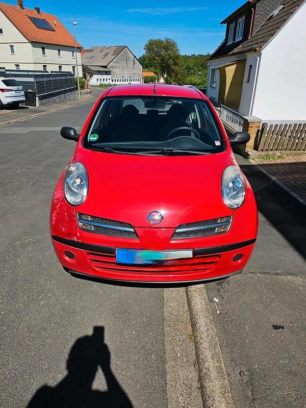 Rot Gebraucht 2006 Nissan Micra Kleinwagen | 649 € (Guter Preis) - Bild 1/4