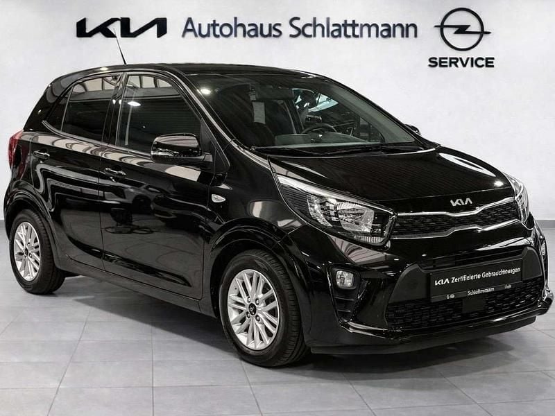 (abp) auroraschwarz met. Gebraucht 2022 Kia Picanto DREAM-TEAM Edition Kleinwagen | 12.490 € (Fairer Preis) - Bild 1/4