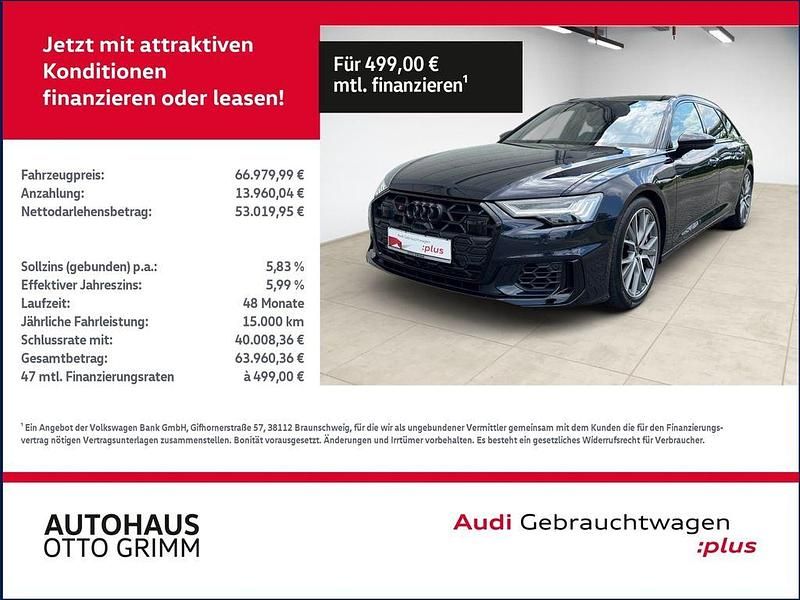 Firmamentblau metallic Gebraucht 2024 Audi S6 Ambiente Kombi | 66.979 € (Fairer Preis) - Bild 1/4
