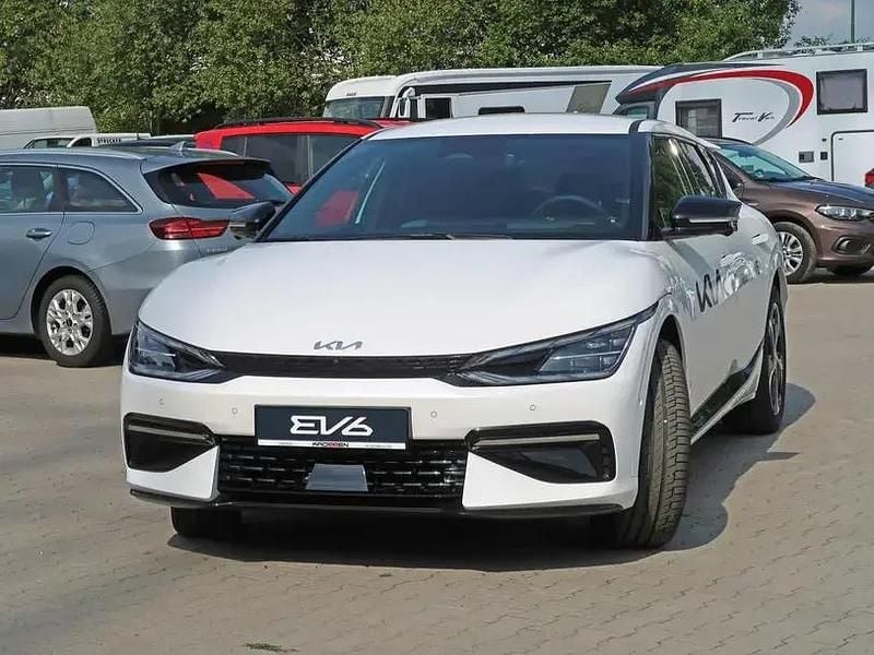 Gebraucht Kia EV6 GT-Line 430 kW (585 PS) 2024 (swp) snow white pearl m SUV