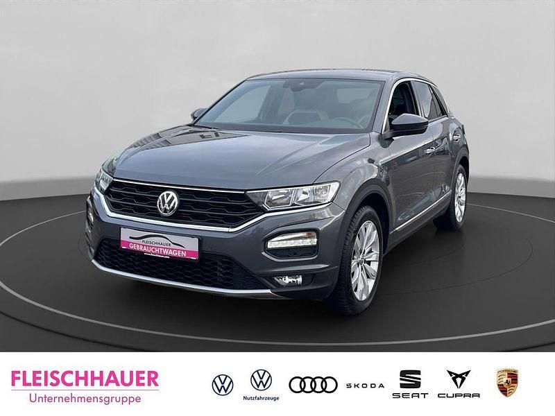 Grau Gebraucht 2018 VW T-Roc Sportline SUV | 20.490 € (Guter Preis) - Bild 1/4