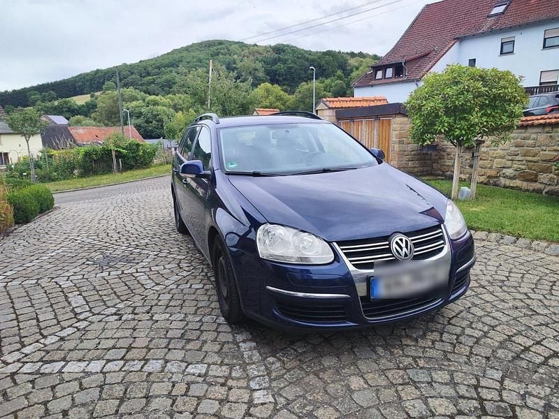 Blau Gebraucht 2008 VW Golf VI Comfortline Kombi | 1.199 € (Guter Preis) - Bild 1/4