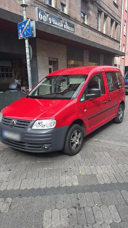 Rot Gebraucht 2009 VW Caddy Life Van / Kleinbus | 3.500 € (Superpreis) - Bild 1/4