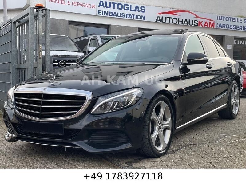 Schwarz Gebraucht 2015 Mercedes C220 Limousine | 17.700 € (Fairer Preis) - Bild 1/4