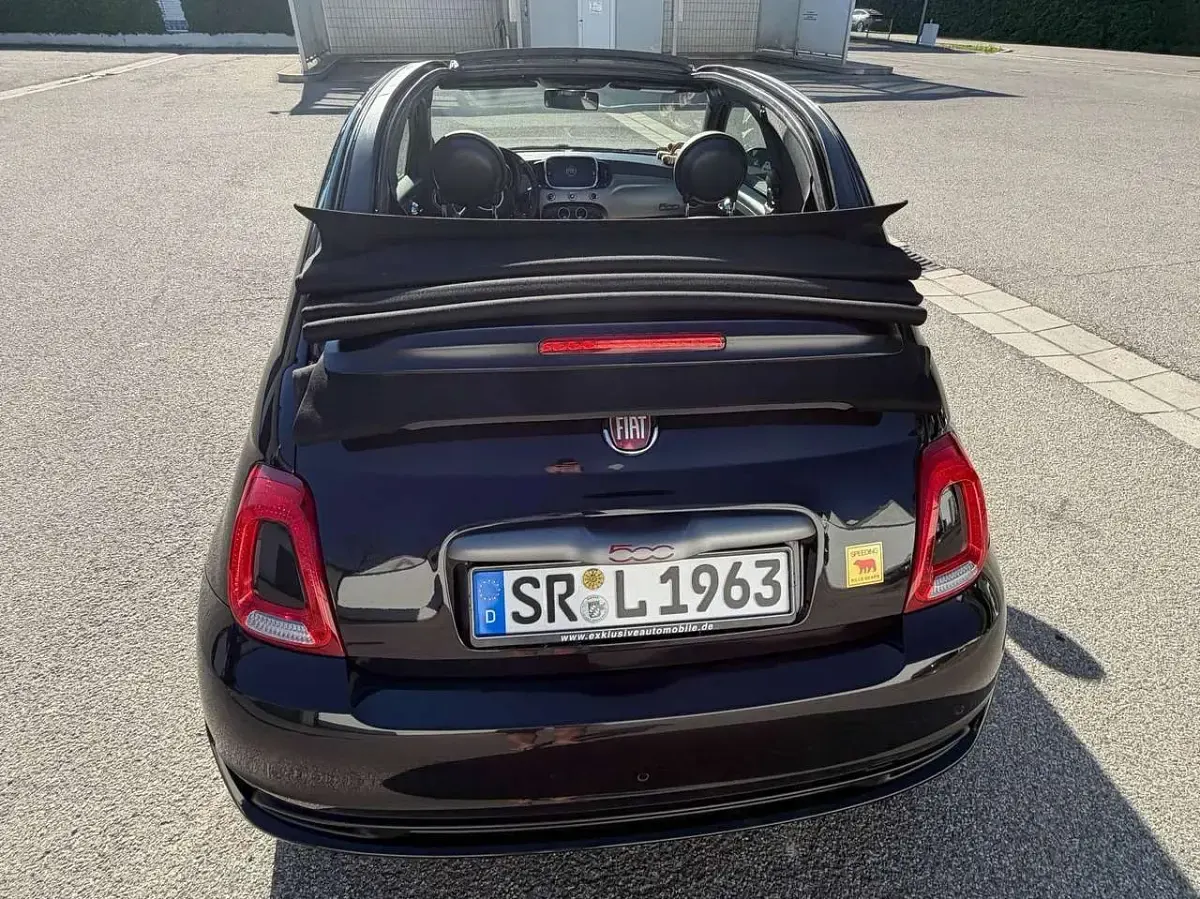 Gebraucht Fiat 500C 105 PS (77 kW) 2016 Schwarz Cabrio
