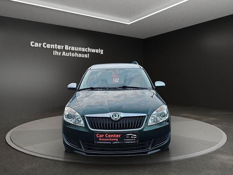 Gebraucht Skoda Roomster Plus Edition 105 PS (77 kW) 2010 Amazoniangrün metallic Van / Kleinbus