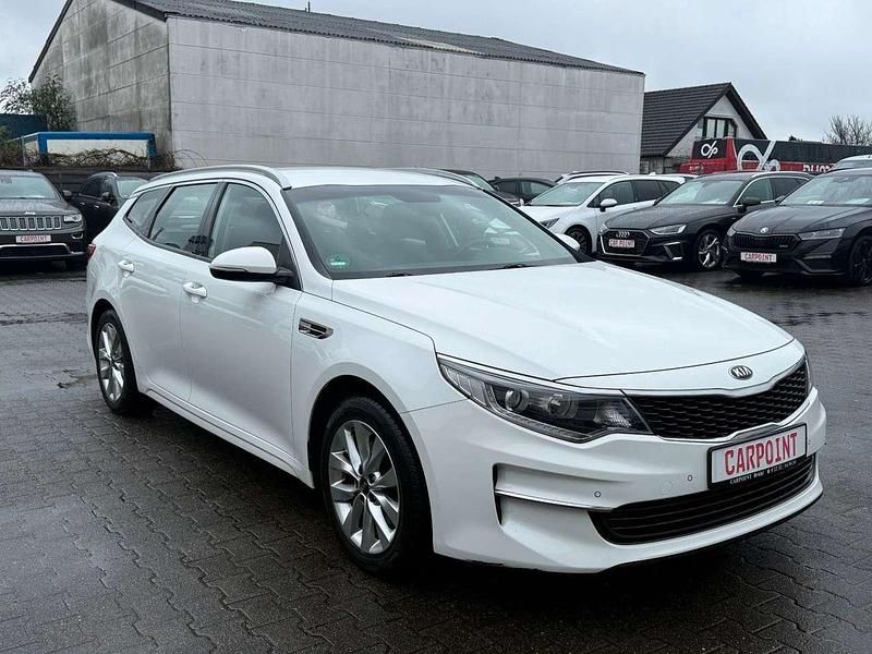 Gebraucht Kia Optima Edition 7 163 PS (119 kW) 2018 Weiß Kombi