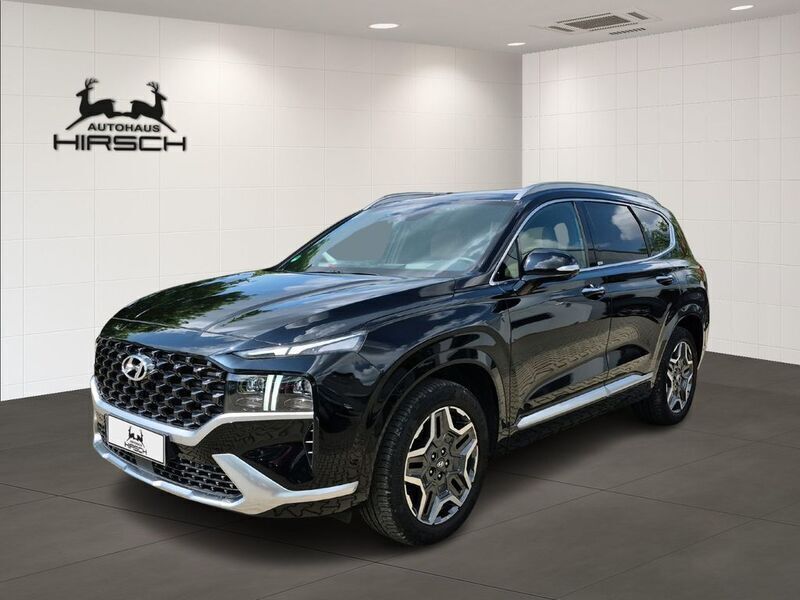 Schwarz Gebraucht 2022 Hyundai Santa Fe Signature SUV | 34.490 € (Guter Preis) - Bild 1/4