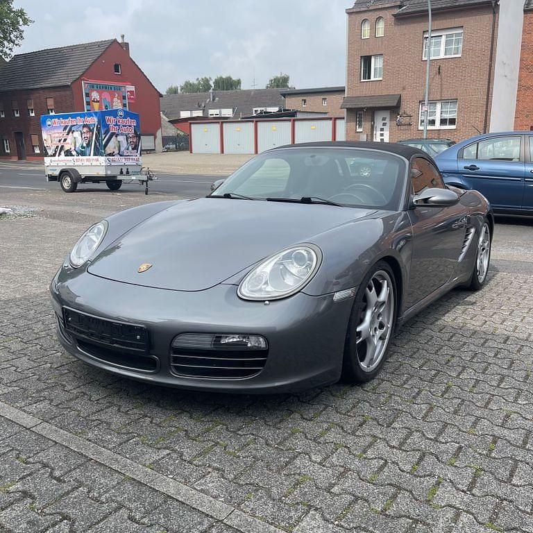 Grau Gebraucht 2007 Porsche Boxster S Cabrio | 22.950 € (Etwas zu teuer) - Bild 1/4