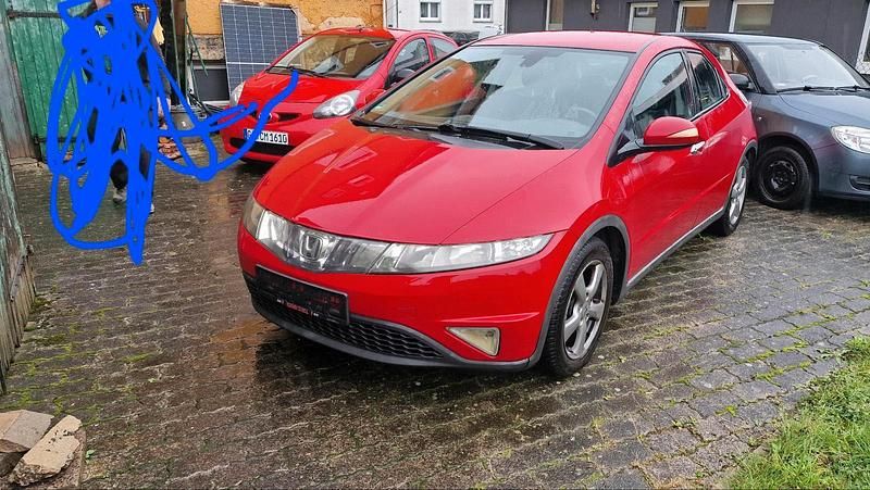 Rot Gebraucht 2006 Honda Civic Limousine | 1.299 € (Guter Preis) - Bild 1/4