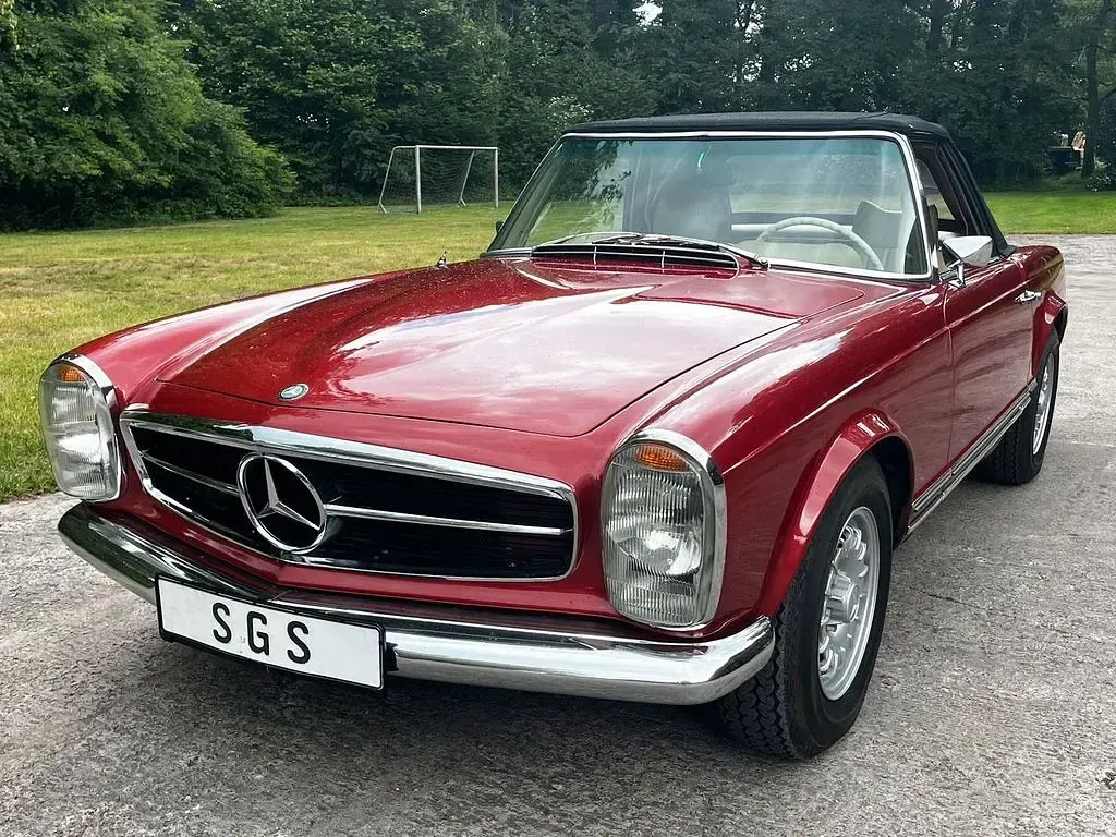 Gebraucht Mercedes SL280 170 PS (125 kW) 1971 Rot Cabrio