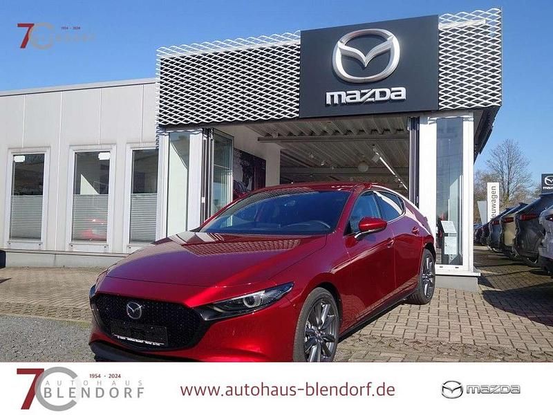Soul red crystal Neu 2025 Mazda 3 Exclusive-Line Limousine | 30.640 € - Bild 1/3