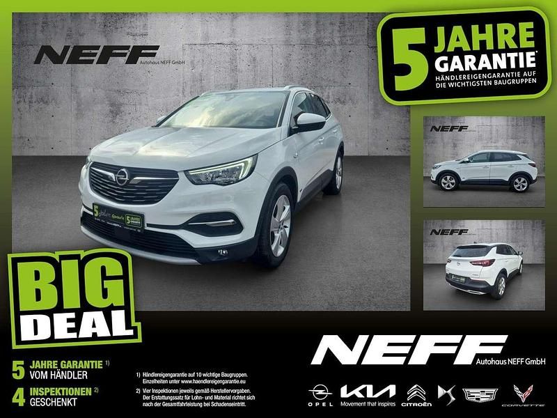 Jade weiss/arktis weiss Gebraucht 2021 Opel Grandland X Elegance SUV | 21.670 € (Etwas zu teuer) - Bild 1/4