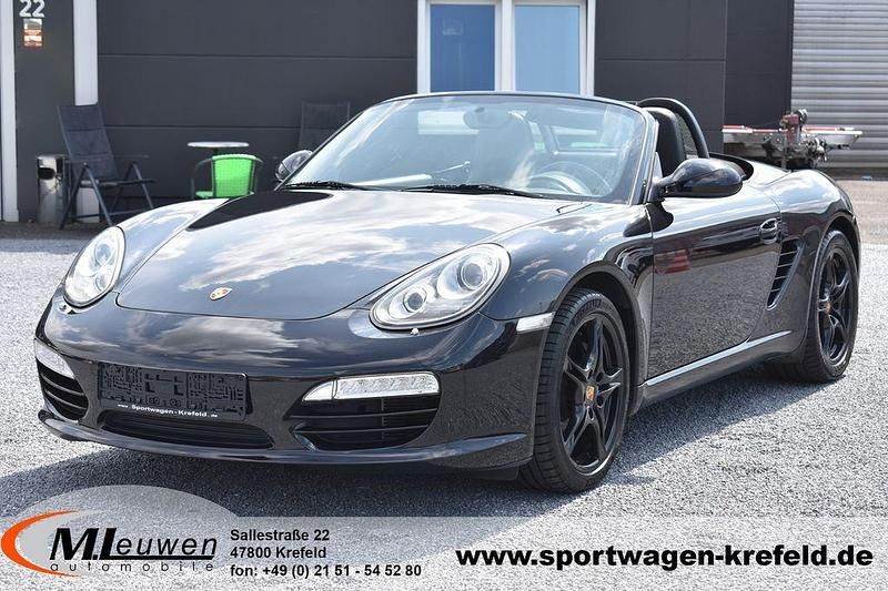 Basaltschwarzmetallic Gebraucht 2009 Porsche Boxster Cabrio | 29.950 € (Fairer Preis) - Bild 1/4