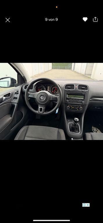 Schwarz Gebraucht 2009 VW Golf VI Comfortline Limousine | 4.400 € (Guter Preis) - Bild 1/4