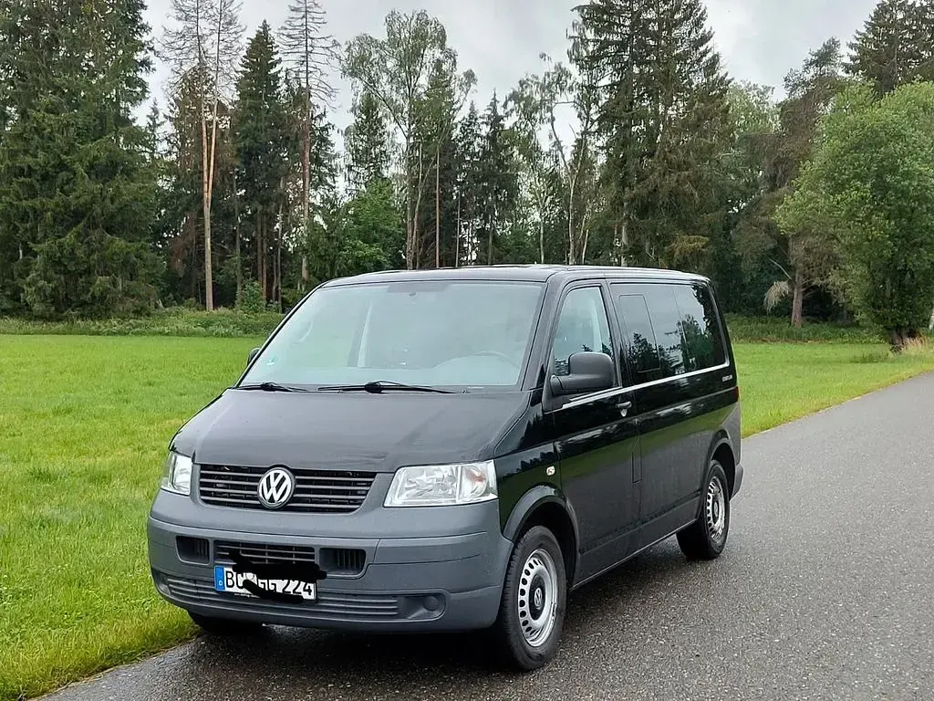 Gebraucht VW Multivan 102 PS (75 kW) 2008 Schwarz Van / Kleinbus