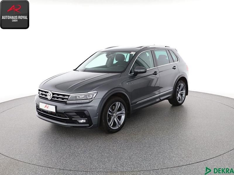Grau Gebraucht 2019 VW Tiguan R-line SUV | 27.880 € (Superpreis) - Bild 1/4