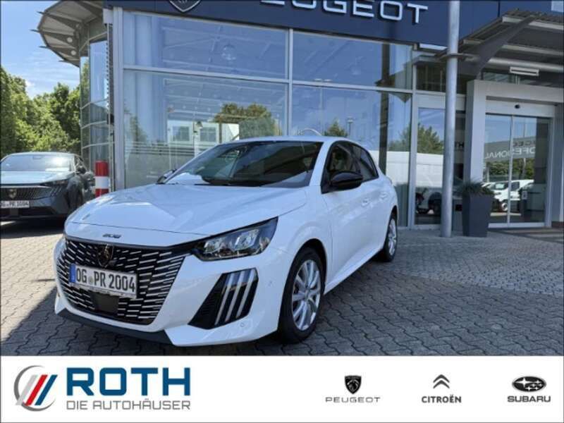 Lack weiss banquise/typ aussen Gebraucht 2024 Peugeot 208 Allure Kleinwagen | 24.900 € - Bild 1/4