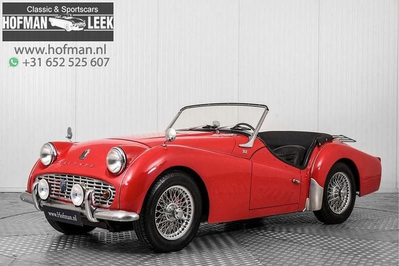 Gebraucht Triumph TR3 101 PS (74 kW) 1959 Rot Cabrio