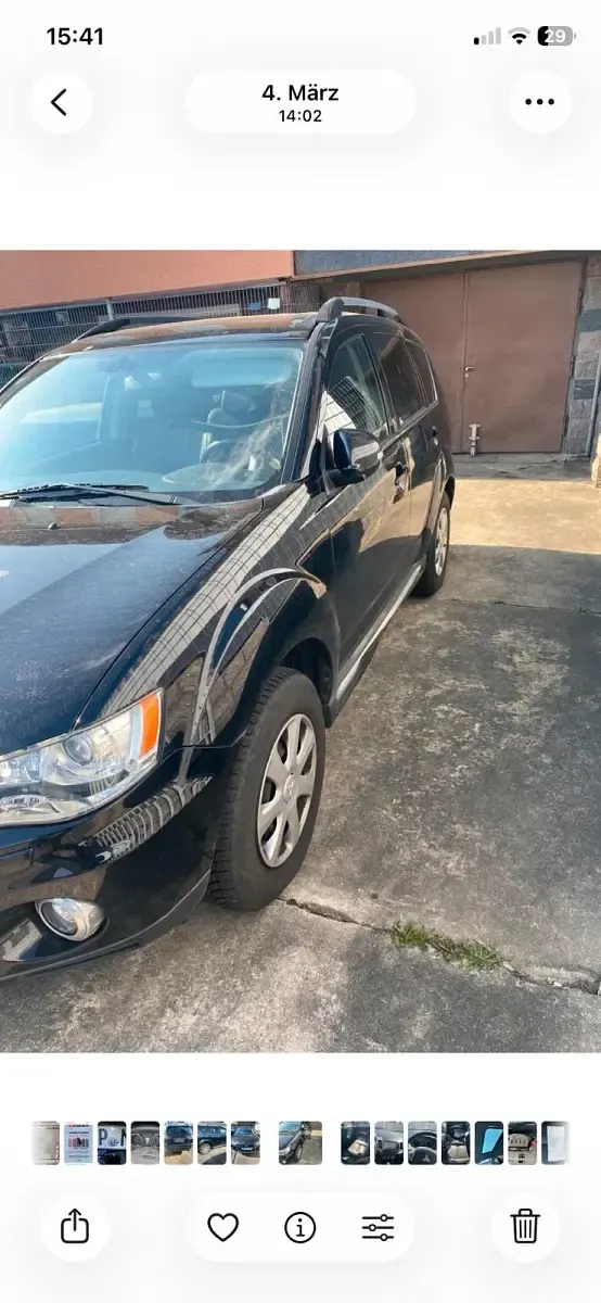 Begagnad Mitsubishi Outlander 177 HK (130 kW) 2012 Svart SUV
