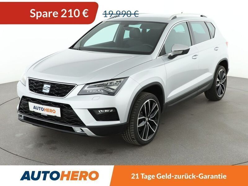 Silber Gebraucht 2018 Seat Ateca XCELLENCE SUV | 19.780 € (Fairer Preis) - Bild 1/3