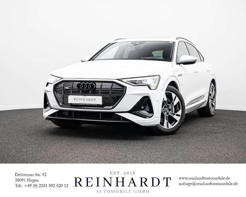 Gletscherweiß metallic Gebraucht 2022 Audi e-tron Sportback S-Line SUV | 40.720 € (Guter Preis) - Bild 1/3