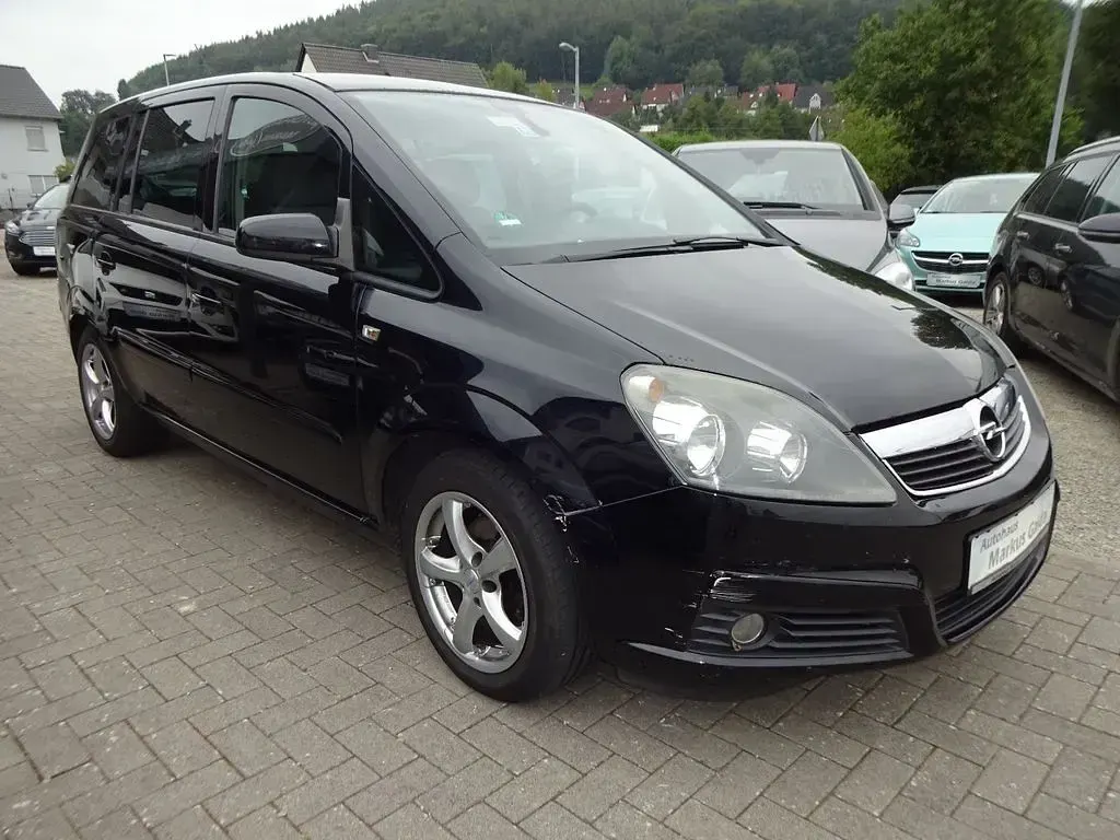 Gebraucht Opel Zafira Edition 140 PS (102 kW) 2006 Schwarz Van / Kleinbus