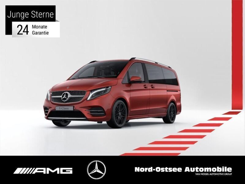 Rot Gebraucht 2020 Mercedes V250 AMG Van / Kleinbus | 45.900 € (Superpreis) - Bild 1/3