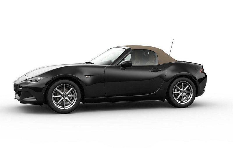 Neu Mazda MX5 132 PS (97 kW) 2025 Jet black Cabrio