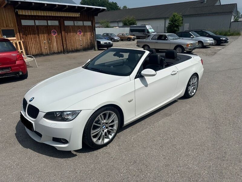 Weiß Gebraucht 2010 BMW 320 Cabriolet M Sport Cabrio | 14.900 € (Teuer) - Bild 1/4