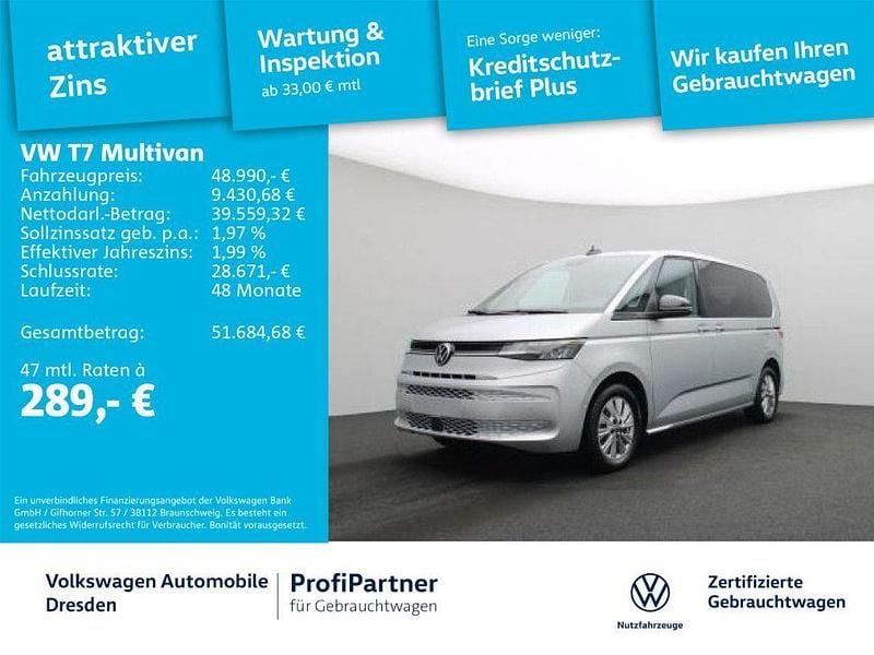 Gebraucht VW Multivan Life 150 PS (110 kW) 2024 Reflexsilber metallic Van