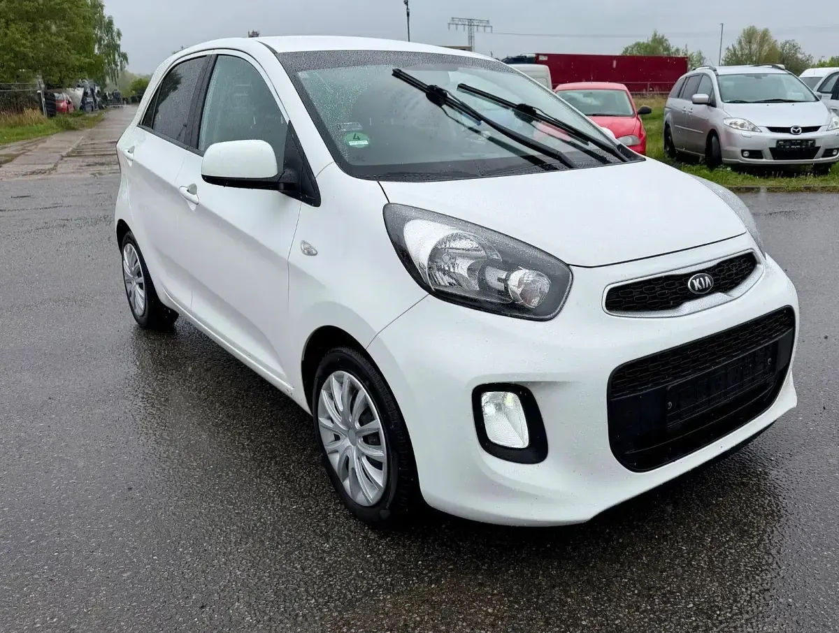 Gebraucht Kia Picanto Edition 7 67 PS (49 kW) 2016 Weiß Kleinwagen