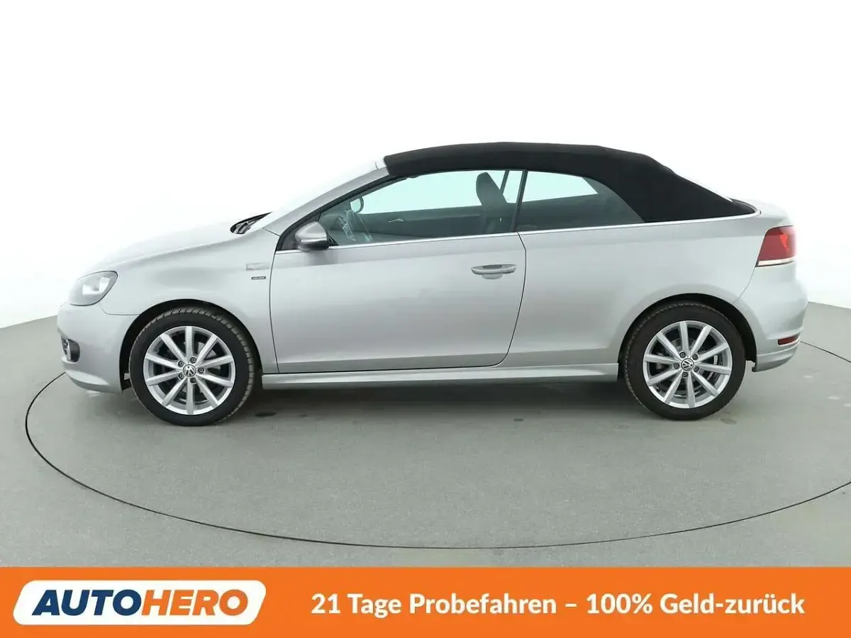 Gebraucht VW Golf Cabriolet LOUNGE 105 PS (77 kW) 2016 Silber Cabrio