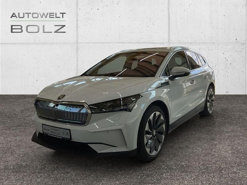 Weiss Gebraucht 2022 Skoda Enyaq iV ecoSuite SUV | 35.990 € (Fairer Preis) - Bild 1/4