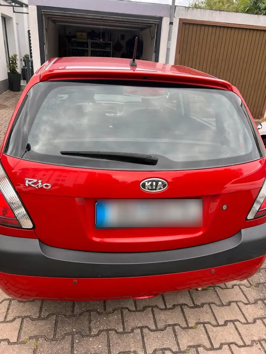 Gebraucht Kia Rio 2007 Rot Kleinwagen