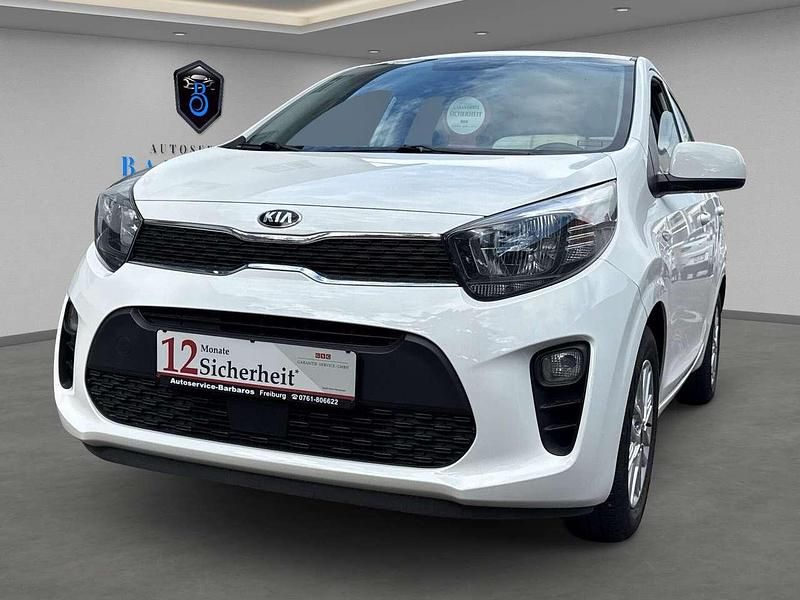 Clear white Gebraucht 2021 Kia Picanto DREAM-TEAM Edition Kleinwagen | 11.990 € (Fairer Preis) - Bild 1/4
