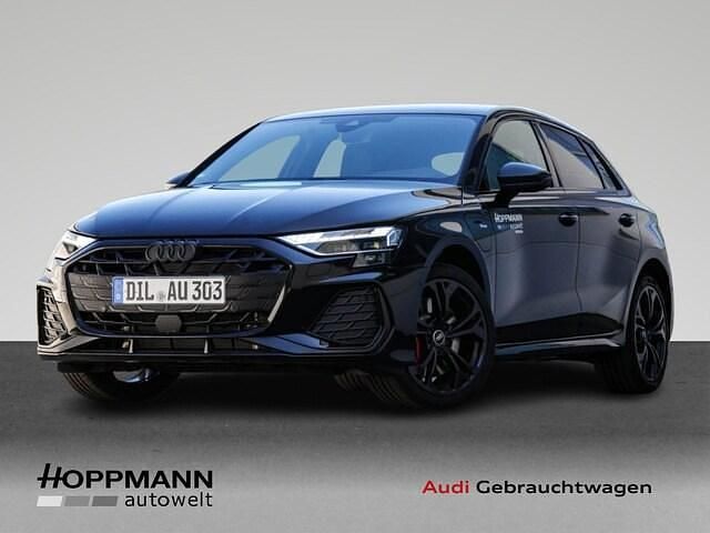 Mythosschwarz metallic Gebraucht 2025 Audi A3 Sportback e-tron S-Line Kleinwagen | 45.980 € - Bild 1/4