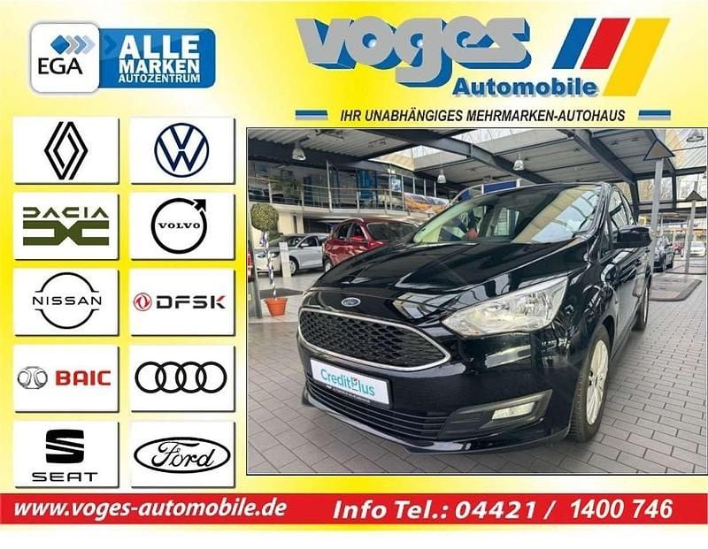 Schwarz metallic Gebraucht 2018 Ford C-MAX Trend Van / Kleinbus | 7.990 € (Superpreis) - Bild 1/4