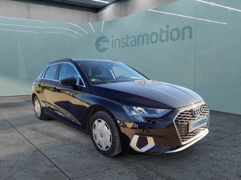 Schwarz Gebraucht 2020 Audi A3 Sportback Kleinwagen | 24.490 € (Fairer Preis) - Bild 1/4
